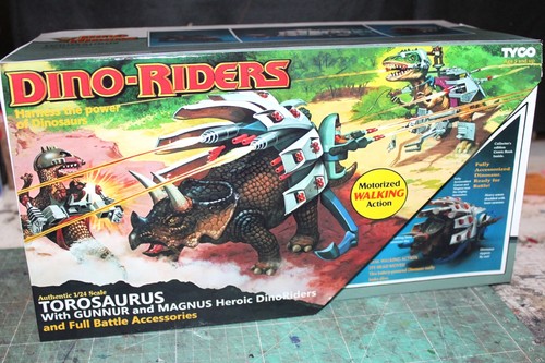 Dino riders torosaurus box - dino,