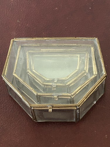 Boîtes verre laiton - en,