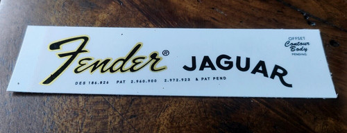 Fender jaguar headstock logo - headstock,