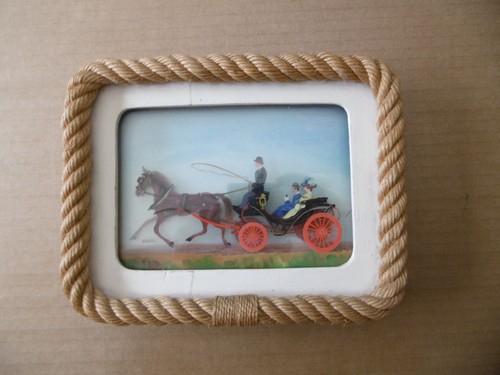 Diorama verre peint - verre,