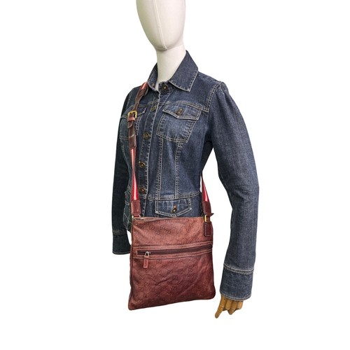 Gucci embossed leather - gucci,