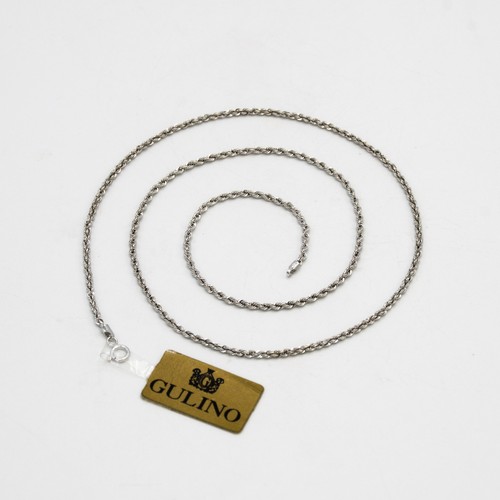 Collier cordon blanc 18 - collier,