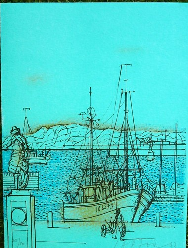 Gravure originale carzou - gravure,