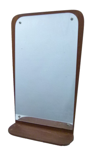 Miroir mural ancien teck - en,