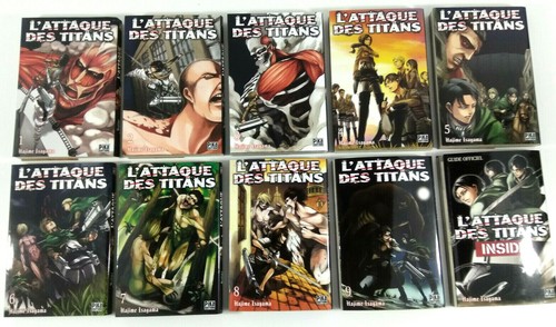 Lot mangas attaque - lot, l'attaque