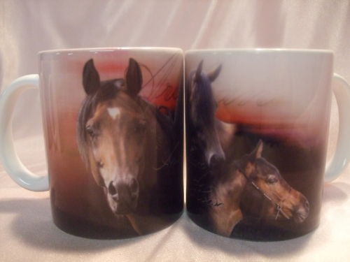 Tasse mug chevaux - /,