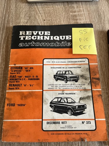 Revue technique ford - revue,