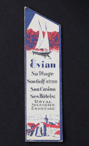 Marque page publicitaire evian - marque-page,