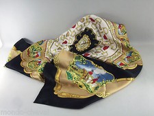 Vintage grand foulard thème - vintage,
