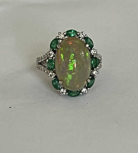 5615 bague gris opale - 5615-,