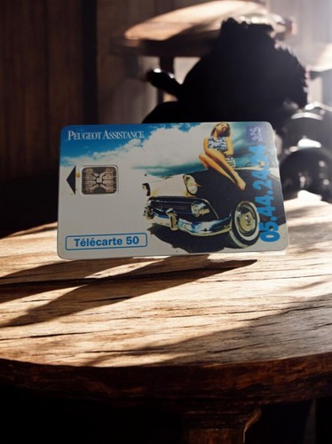 Télécarte vintage peugeot - télécarte,