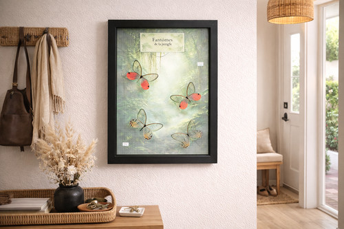 Cadre papillon butterfly - cadre,