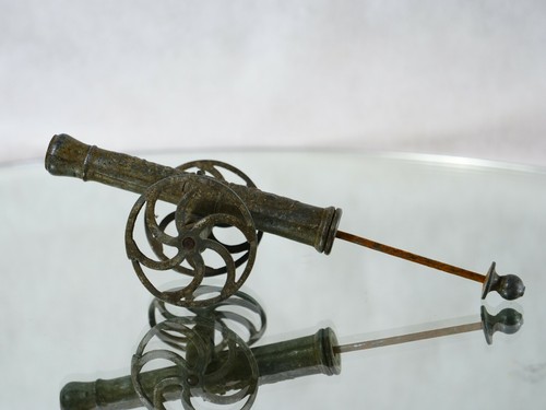 Canon ancien jouet métal - jouet, en