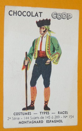 Chromo 1950 chocolat coop - chromo,