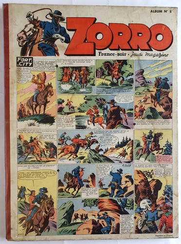 Album recueil zorro 8 - zorro, n°