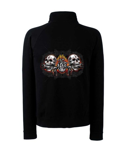 Veste sweatshirt noir - sweatshirt,
