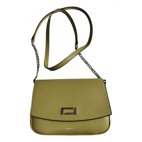 Sac cuir vert - , pistache