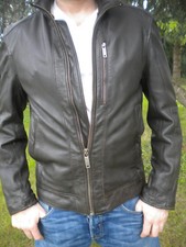 Magnifique blouson biker cuir - biker, (cuir