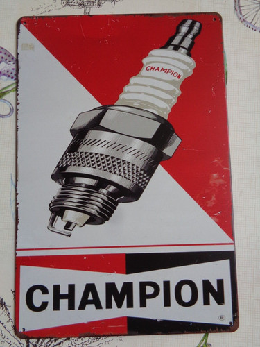 Tole metal bougie champion - metal,