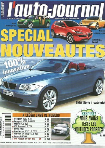 Auto journal 670 - journal, n°670