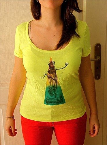 Shirt jaune kanabeach - t,