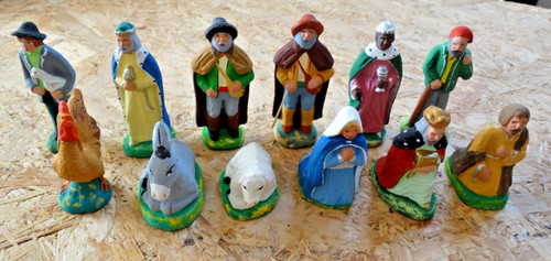 Lot santons personnages - de, (personnages
