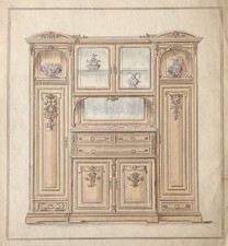 Aquarelle Ancienne Étude