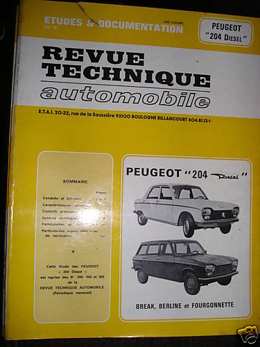 Peugeot 204 diesel - peugeot,