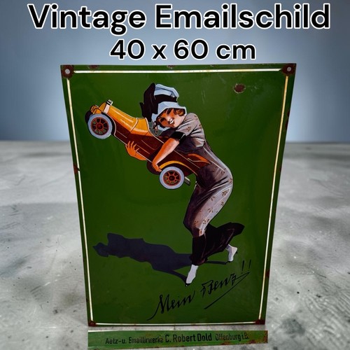 Vintage mercedes benz plaque - vintage,