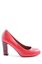 MIZIA Talons hauts Dames Escarpins T EU 38 rouge-noir style extravagant