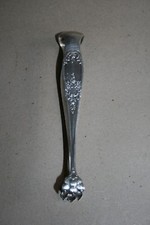 Pince à sucre en métal argenté