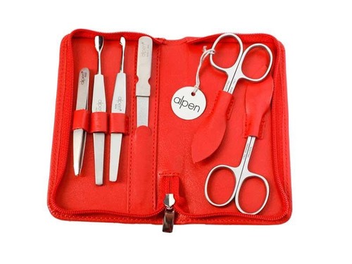 6822r red trousse manucure - 6822r.red,