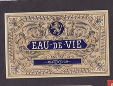 Ancienne   étiquette glacée