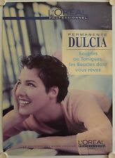 Affiche L'ORÉAL Paris professionnel PERMANENTE DULCIA Soins Cheveu