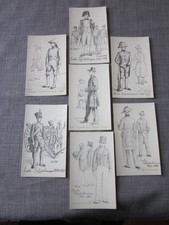 Lot de 7 cartes postales