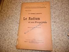 1904.Le radium et ses