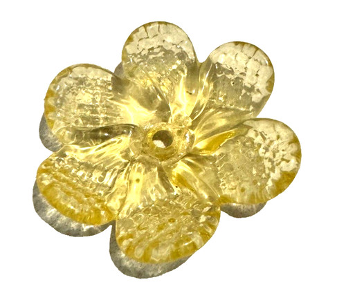 Pampille fleur verre de - pampille,