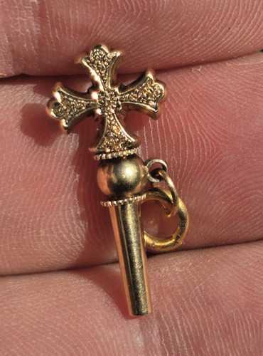 Clé montre gousset gold - or,
