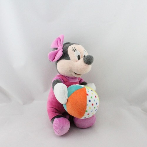 Peluche musical minnie rose - peluche,