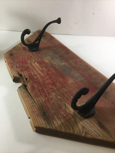 Antique coat hat rack hooks - rack,