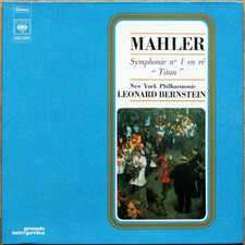 MAHLER • SYMPHONIE N° 1 ”TITAN” • BERNSTEIN • 1 LP • EX/NM- • CBS 75653