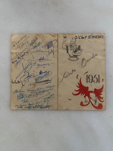Ancien menu restaurant - st, chef