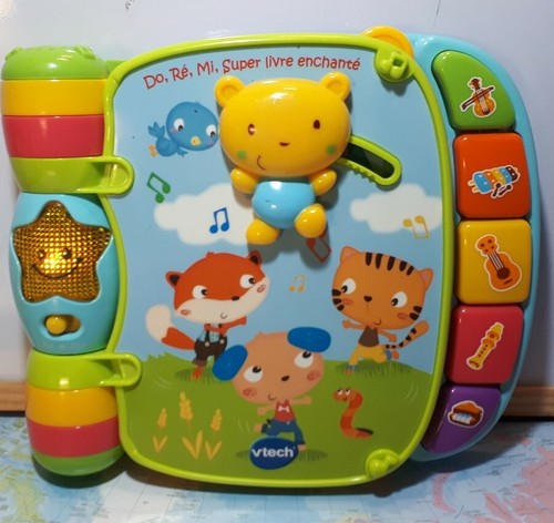 Livre piano interactif vtech - livre,