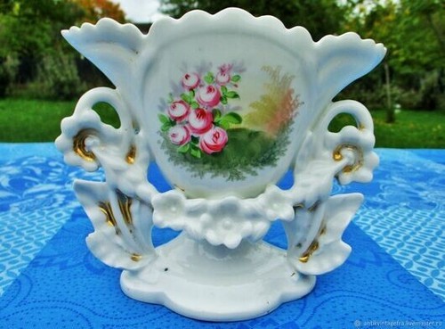 Vase fleurs ancien - vase, vieux
