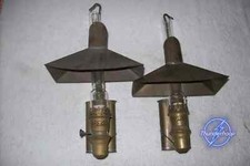 Paire d'appliques lampes