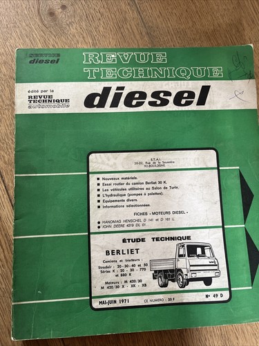 Revue technique berliet - technique,