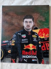 peinture à lhuile Topps Chrome F1 Formula1 Max Verstappen 