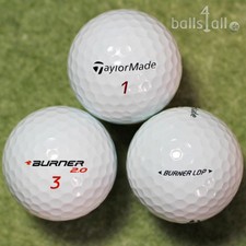 50 Balles de Golf Taylor Made Burner AAA / AAAA Qualité Haut lakeballs Blanc