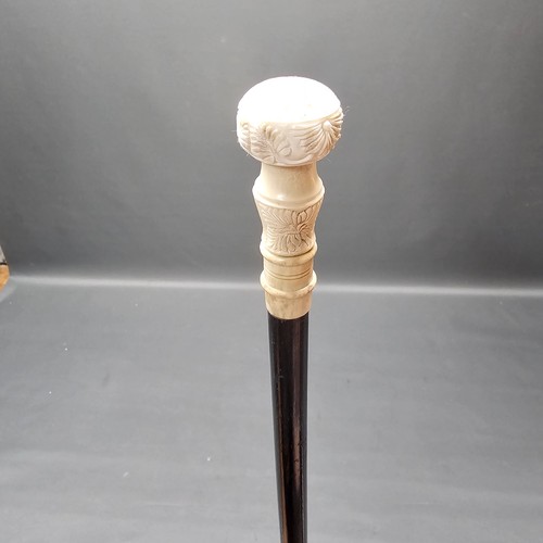 Ancien canne marche cm - canne,