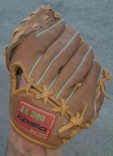 GANT DE BASEBALL CUIR  occasion kipsta BA 300 25,4 Cm 10 inches croûte de cuir 